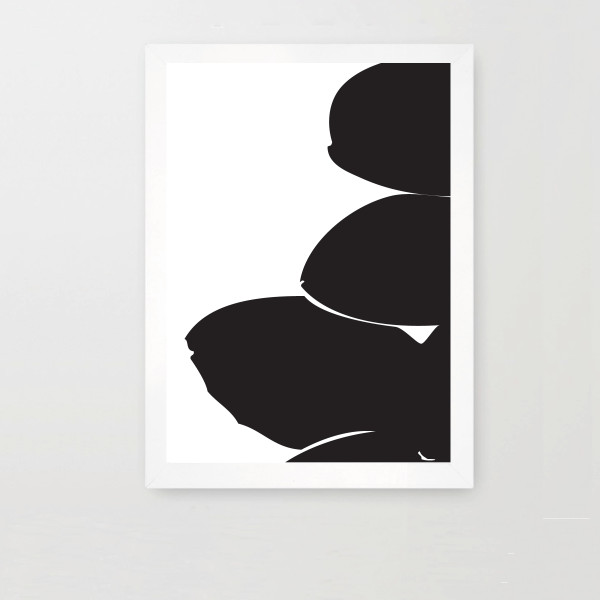 Scandinavian prints | Yamba Scandi black and white prints | The Bay tree #2